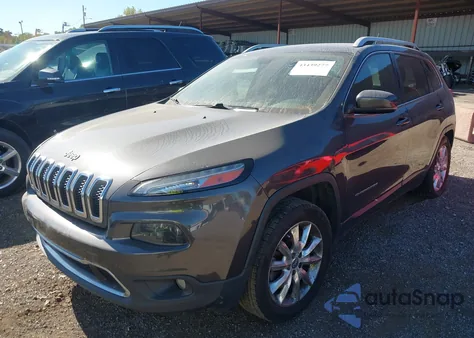 2015 Jeep Cherokee Limited z USA, uszkodzony, nr VIN 1C4PJLDB5FW547599